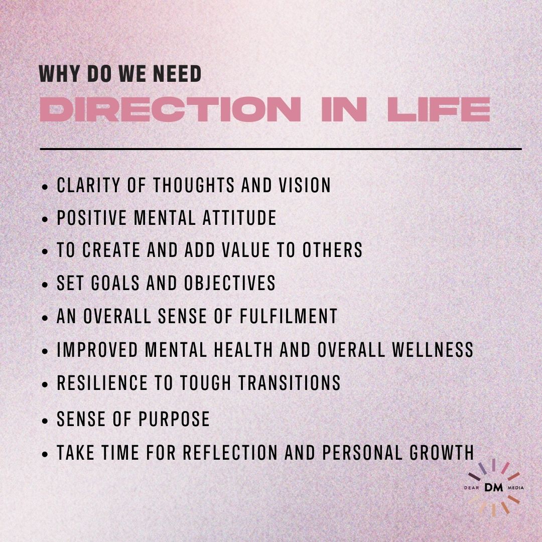 why we need direction in life