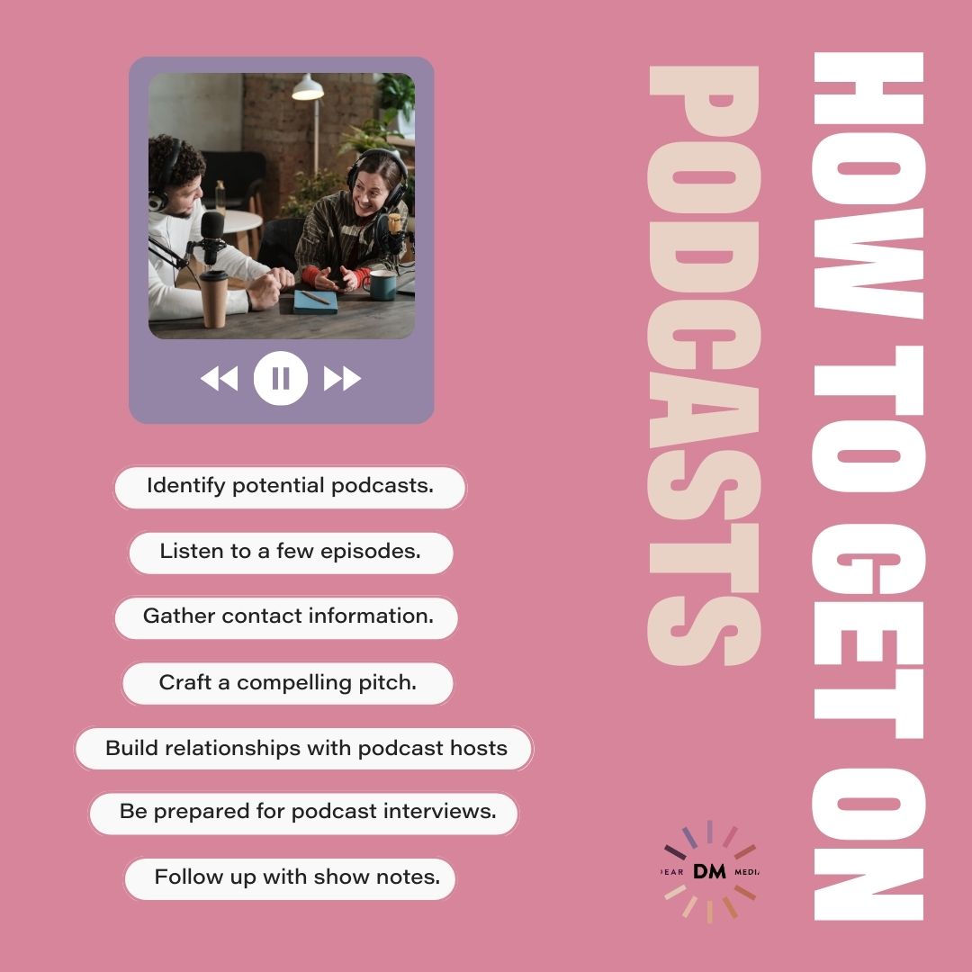 tips for getting on a podcast