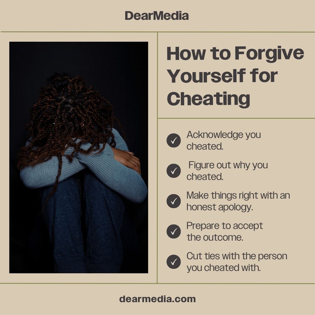 Steps to forgive yourself for cheating